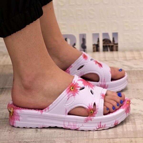 JOHN-C Dámske ružové šľapky LILI 33526495