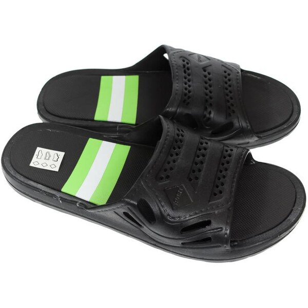 WINK Pánske čierne šľapky TOMY 33526514