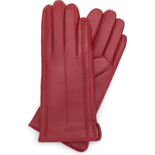 Pekné dámske červené rukavice Wittchen 44-6A-004-2 60475216