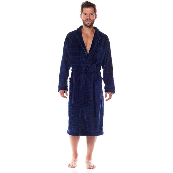 L&L Pánsky župan Dante tmavo modrý s pegasom 33566334