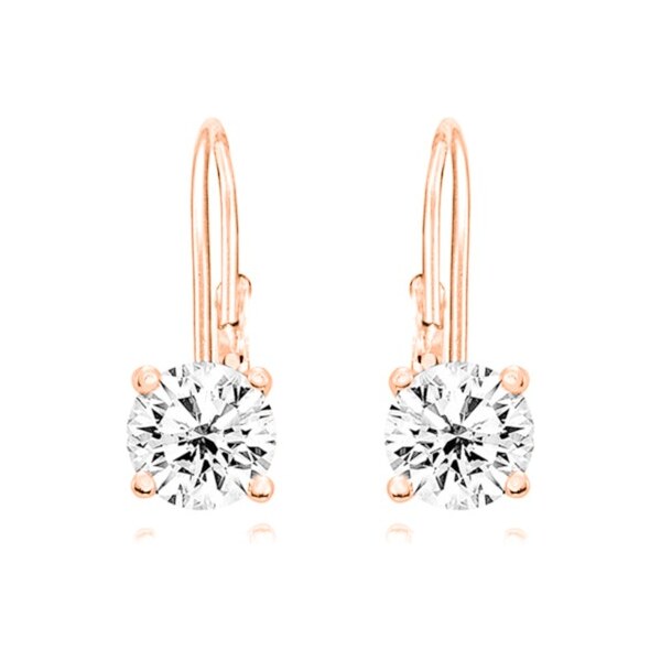JVD Nežné bronzové náušnice s čírymi zirkónmi SVLE0620XH2RO00 1,3 x 0 66583468