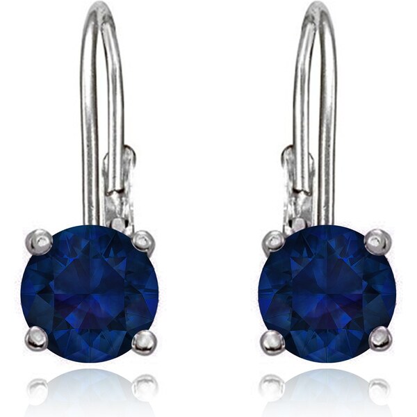 JVD Nežné strieborné náušnice s tmavo modrými zirkónmi SVLE0620XH2M100 66579684