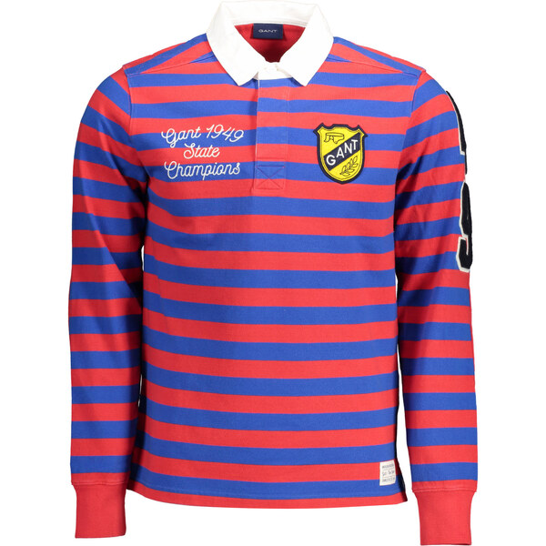 Pánske červené polokošele s dlhým rukávom GANT 64711133