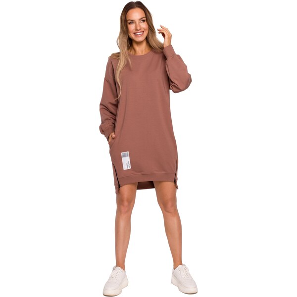 MOE Tunika s dlhým rukávom | hnedá M676 33884488