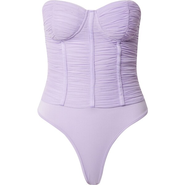 Misspap Košeľové body pastelovo fialová 63209275