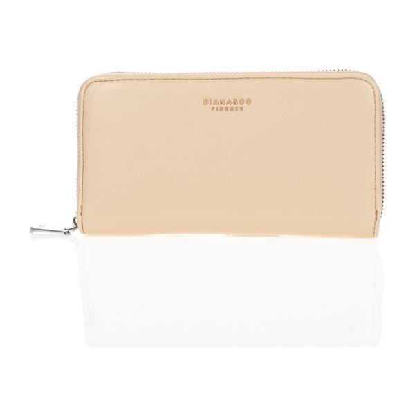 DIANA&CO Peňaženka - DianaCo so zipsom elegantná mandľová 33801288