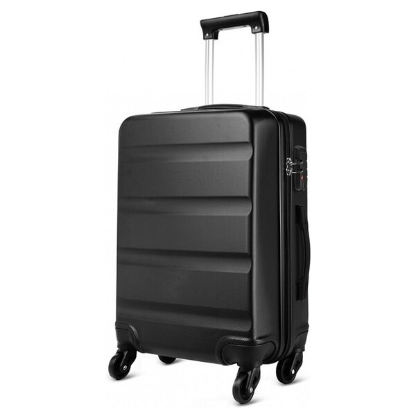 Kufor - na cesty, pevný, unisex KONO, stredný čierny 46225220