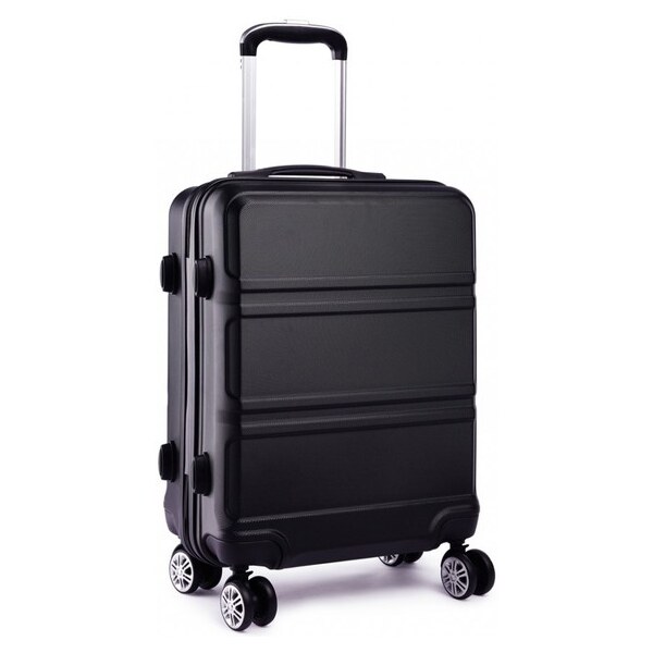 KONO Cestovný kufor - Ariel, na kolieskach cestovný, stredný, čierny 33801325