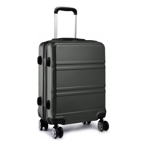 KONO Cestovný kufor - Ariel, na kolieskach cestovný, stredný, šedý 33801326