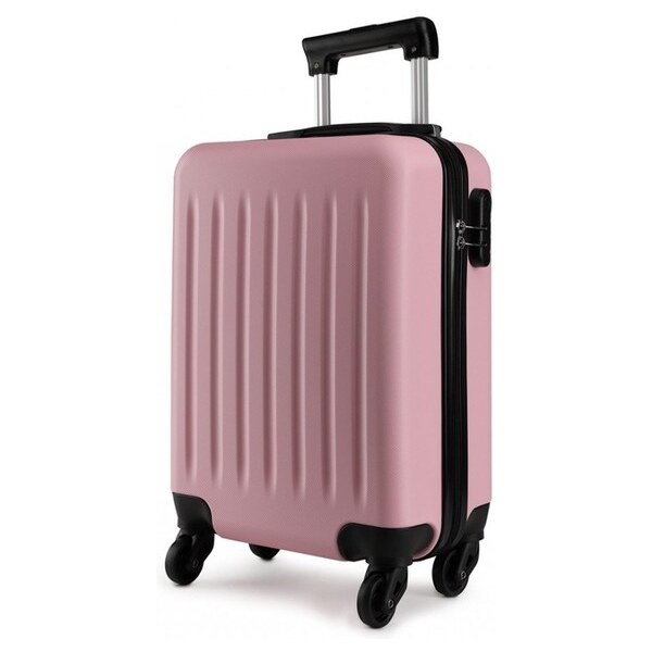 Kufor - Kono, stredný plastový na cesty, ružový 65284909