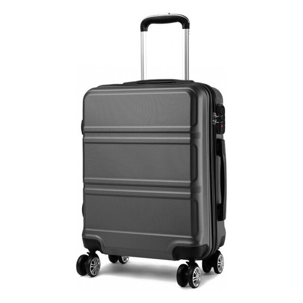 KONO Cestovný kufor - Ariel, na kolieskach cestovný, šedý 33801323