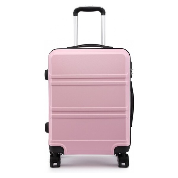 KONO Cestovný kufor - Ariel, na kolieskach cestovný, veľký, ružový 62906889