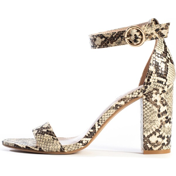 Celena Sandále Claudia krémová / hnedá 65641897