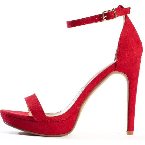 Celena Sandále Crystal červená 65641903