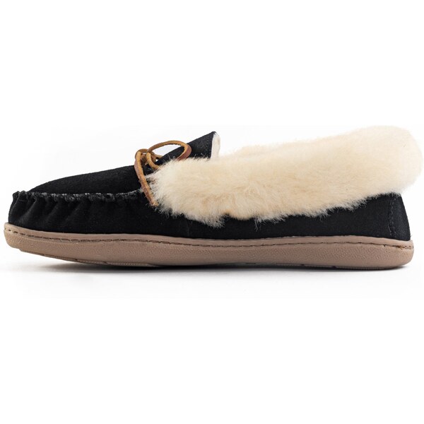 Minnetonka Mokasíny Alpinsheepskin krémová / svetlohnedá / čierna 54231940
