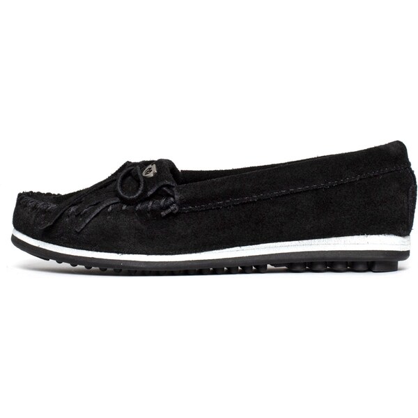 Minnetonka Mokasíny Kilty plus čierna / biela 54231943