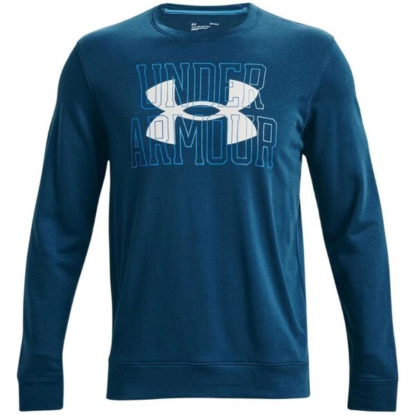 Pánske tričko UA Rival Terry Logo Crew M 1370391 458 - Under Armour 33853651