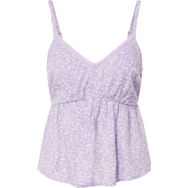 HOLLISTER Top fialová / svetlofialová / biela 54232660