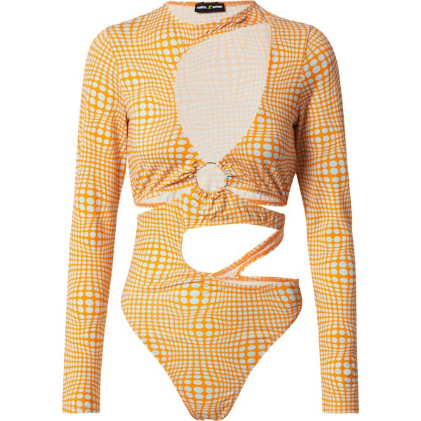 ABOUT YOU x Antonia Body Elise oranžová / biela 54232668