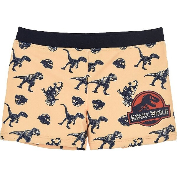 Žlté vzorované chlapčenské plavky Jurassic World 33971749