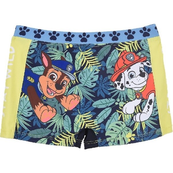 Zelené vzorované chlapčenské plavky Paw Patrol 33972152
