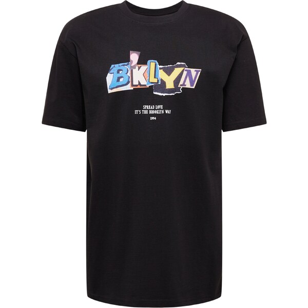 MT Upscale Tričko Brklyn sivá / tmavosivá / červená / čierna 63361813