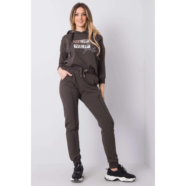 MladaModa Tepláková súprava Charis s nápisom New Week New Goals farba 33898489