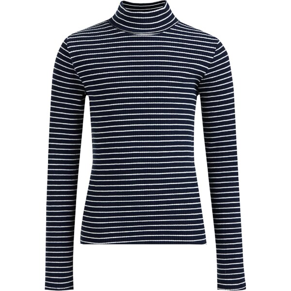 WE Fashion Tričko námornícka modrá / biela 54228826