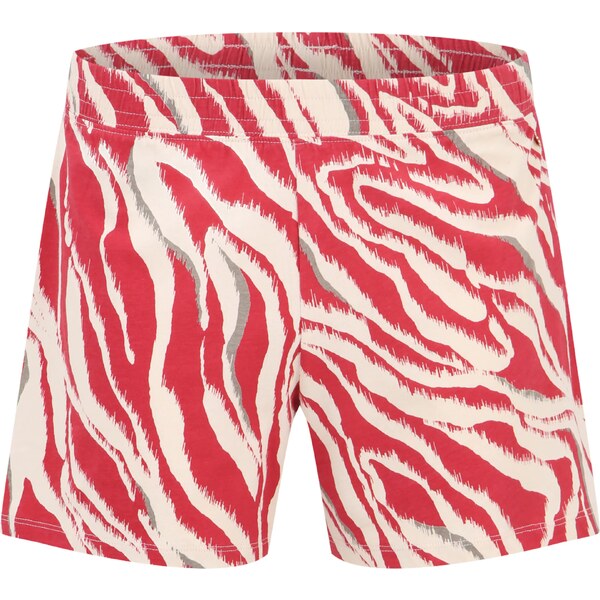 s.Oliver Pyžamové nohavice krémová / svetlosivá / oranžovo červená 54230227