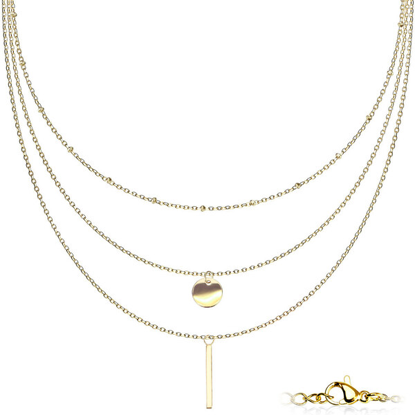 Dámsky náhrdelník z chirurgickej ocele LAURIE 33963553