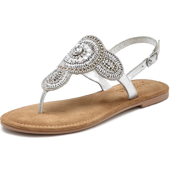 LASCANA Žabky hnedá / strieborná 54225824