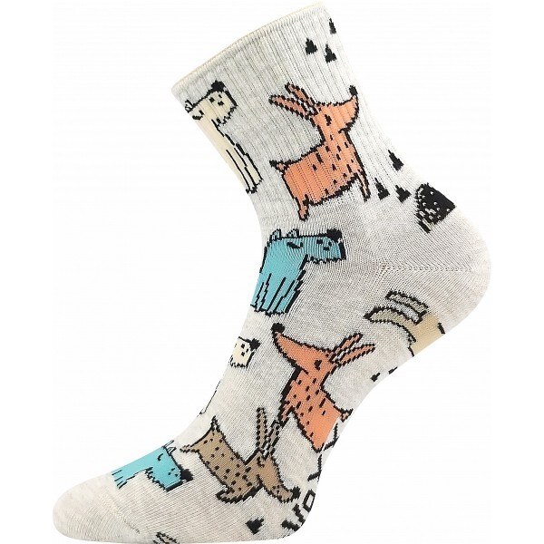 AGAPI slabé dámske veselé ponožky VoXX - PEJSCI 33978769