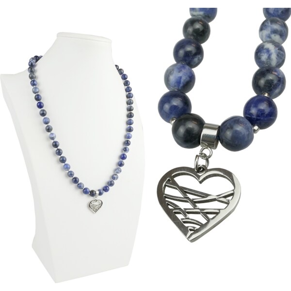 Alexis Marten Dámsky náhrdelník z polodrahokamu Sodalit s príveskom 66888730