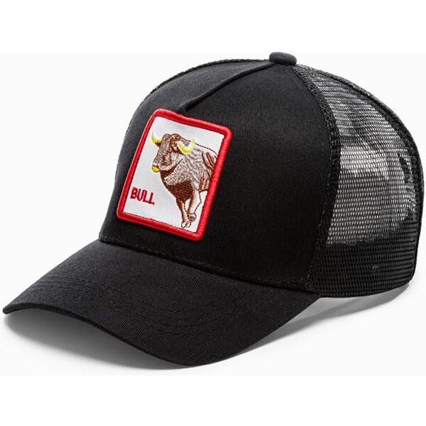 Inny Čierna veselá šiltovka Bull H111 65049693