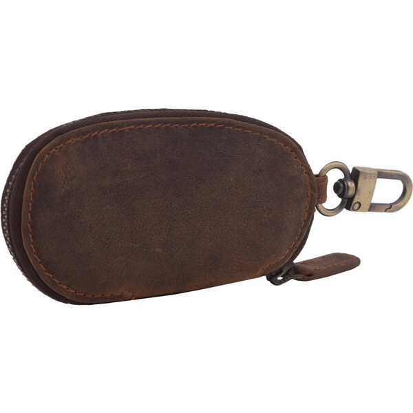 Kožená kľúčenka MERCUCIO tmavohnedý hunter 2911499 64507468