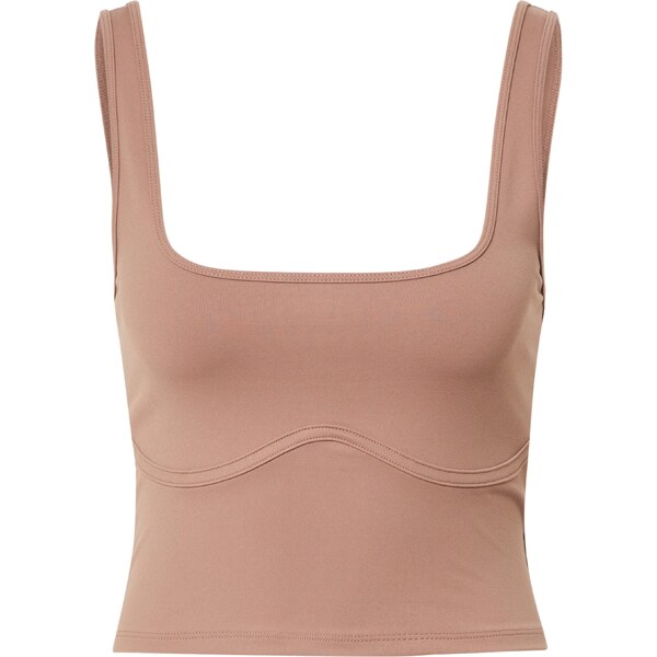 Abercrombie & Fitch Top svetlohnedá 63209280