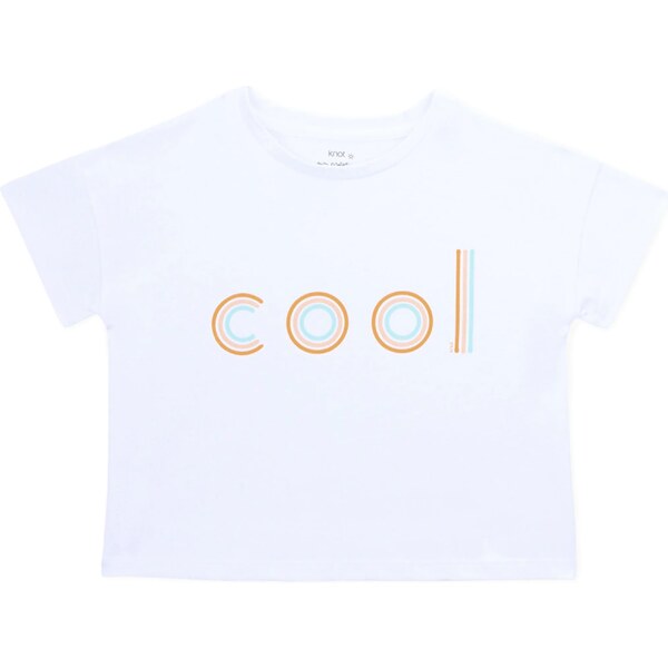 KNOT Tričko svetlomodrá / oranžová / broskyňová / biela 61973879