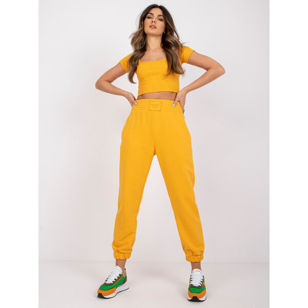 RUE PARIS Sweatpants-RV-DR-7460.11-Light Orange 64683589