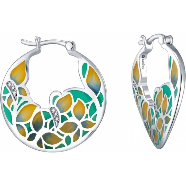 MOISS Extravagantné strieborné náušnice E0001617 66589996