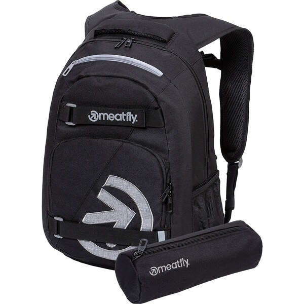 Meatfly Batoh Exile - Black - 24 L + PENÁL ZDARMA 34334806