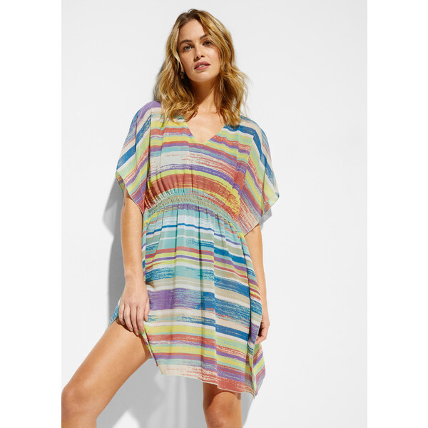 bonprix Šifónová plážová tunika, farba pestrá 44792509