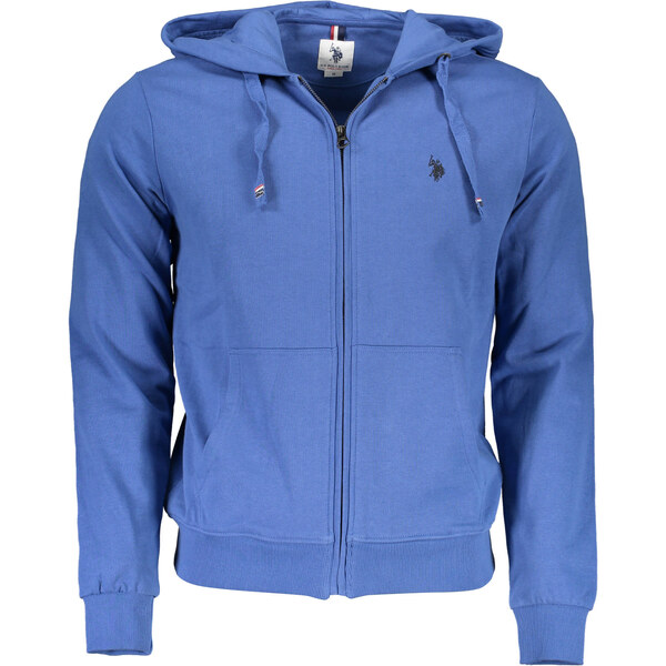 US Polo Assn Pánska modrá mikina US Polo na zips 64710359
