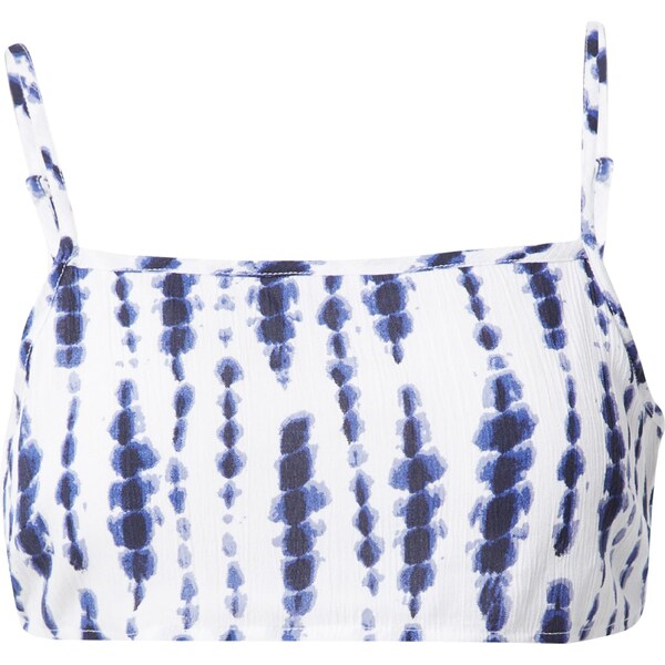 Nasty Gal Top tmavomodrá / biela 54233013