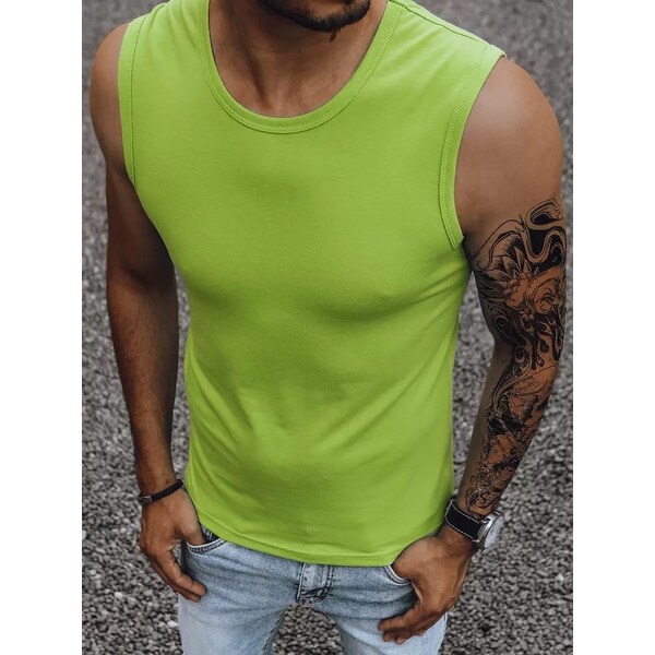 Buďchlap Klasické tielko v svetlozelenej farbe 34055974