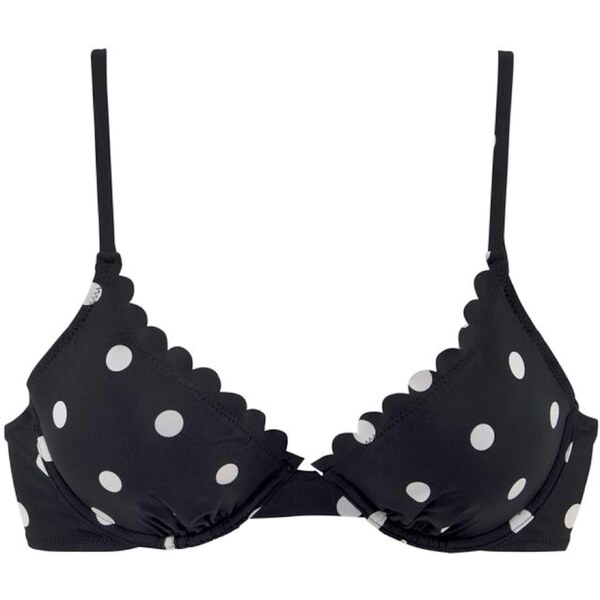 LASCANA Bikinový top čierna / biela 54224753