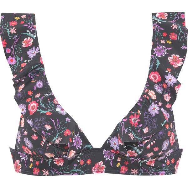 LASCANA Bikinový top zmiešané farby / čierna 54231684