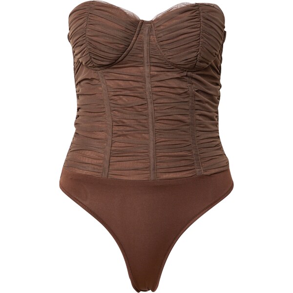 Misspap Košeľové body čokoládová 54233113