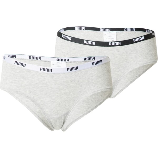 PUMA Nohavičky sivá melírovaná / čierna / biela 65641329