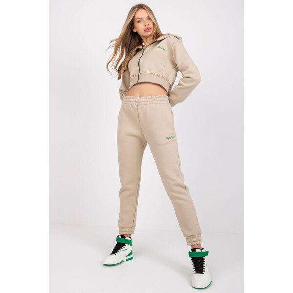 MladaModa Tepláková súprava Kalifornia s crop-topovou mikinou na zips 34086621