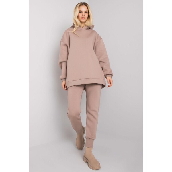 MladaModa Hrubá tepláková súprava Lucia béžová 34086630